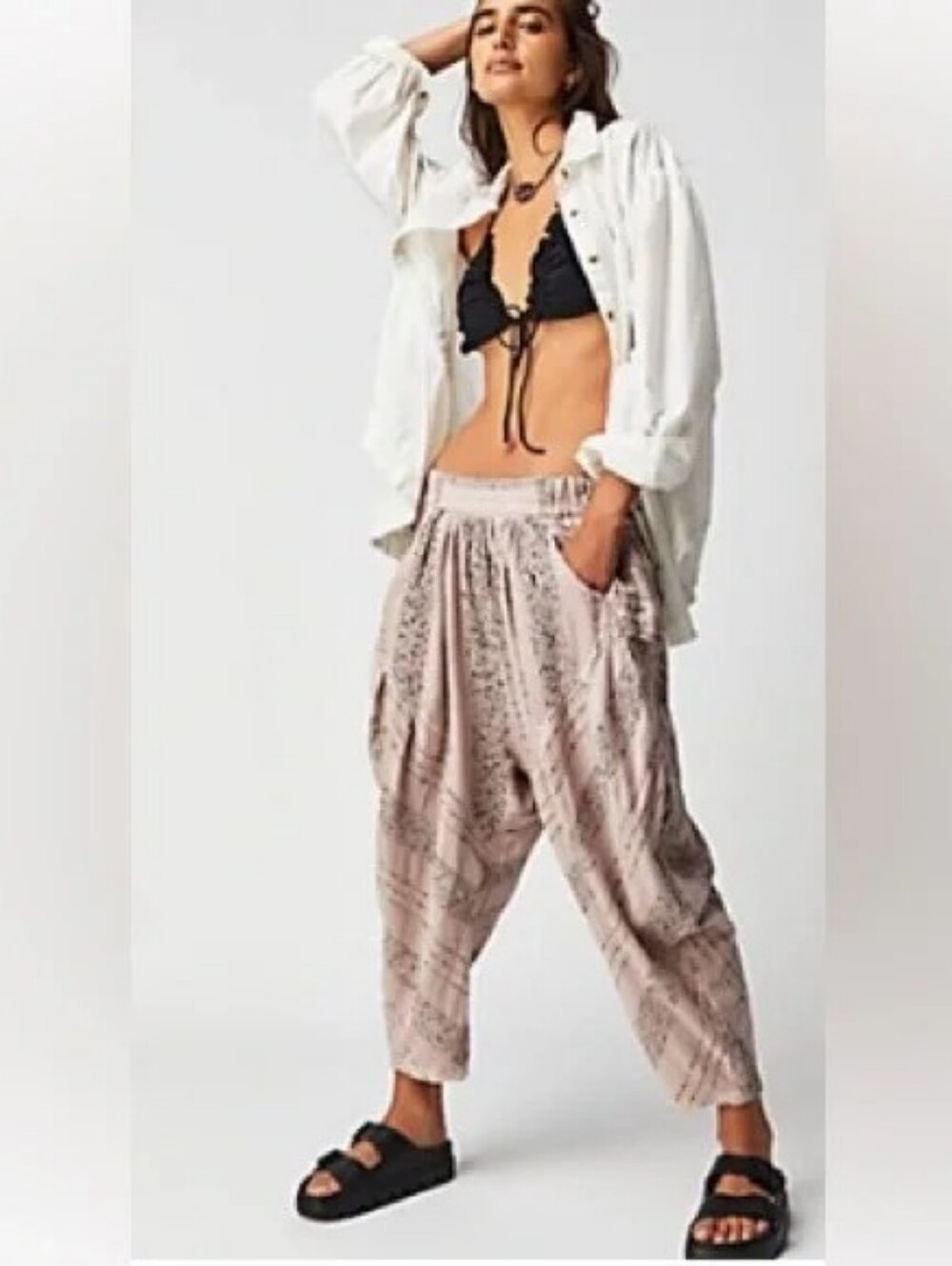 FP Once Dark Rose Once Upon Pants